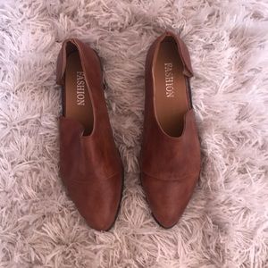 Cognac Colored Flats inspired by Free People
